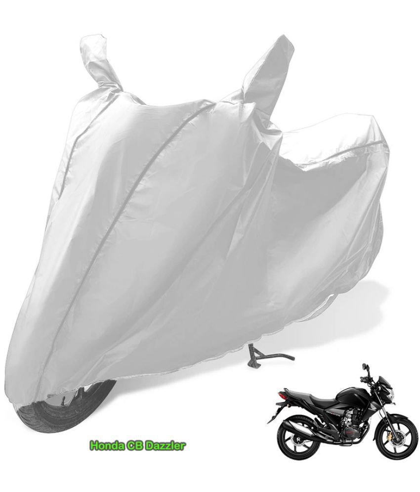     			GOLDKARTZ Bike Body Cover for Mahindra Flyte ( Pack of 1 ) , Silver