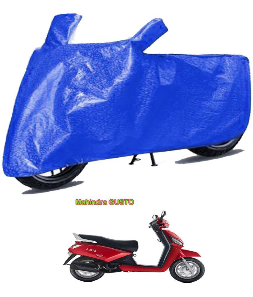     			GOLDKARTZ Bike Body Cover for Mahindra GUSTO ( Pack of 1 ) , Blue