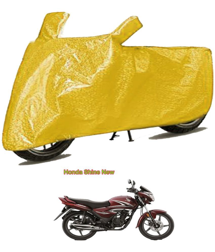     			GOLDKARTZ Bike Body Cover for Honda Shine New ( Pack of 1 ) , Gold