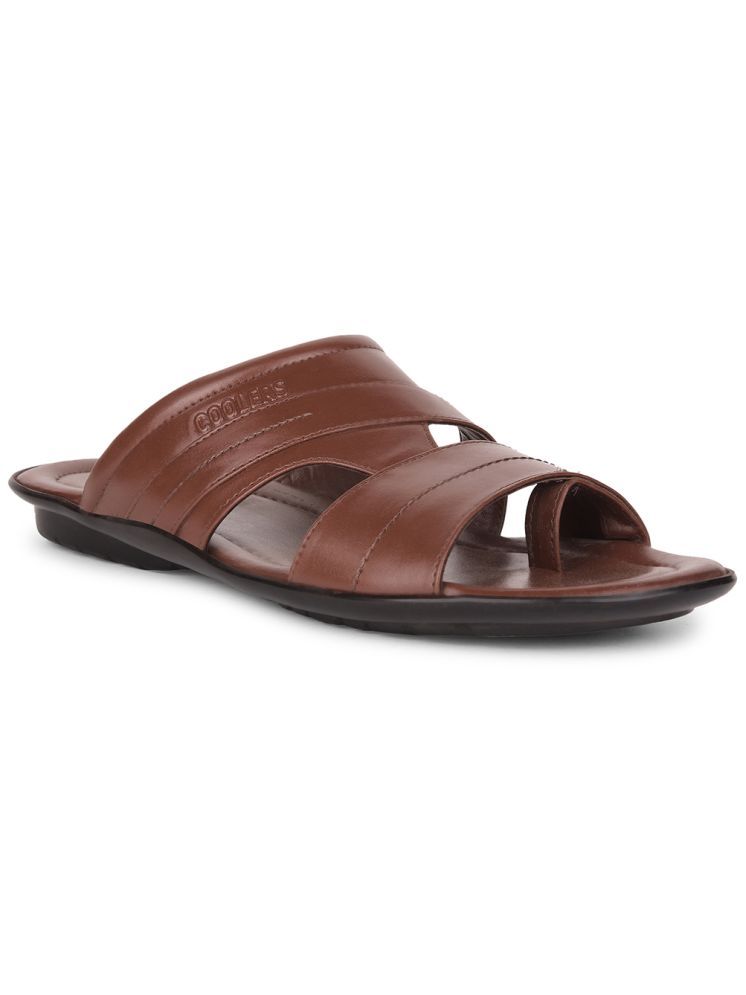     			Liberty Tan Men's Leather Slipper