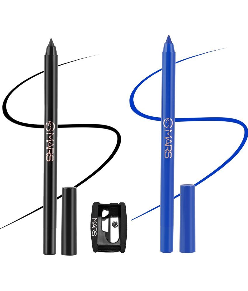     			MARS Navy Matte Kajal 2 g Pencil ( Pack of 2 )