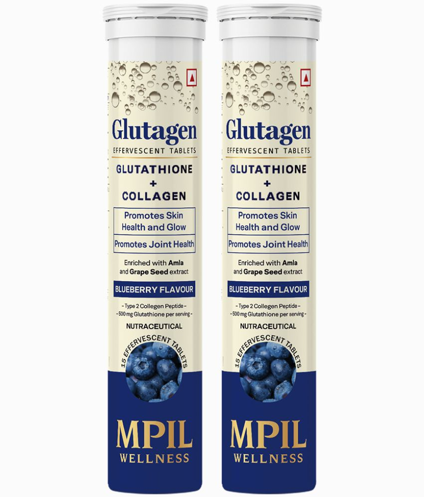     			MPIL Wellness Glutagen Effervescent Tablet with Glutathione Collagen & Vitamin C ( Pack of 2 )