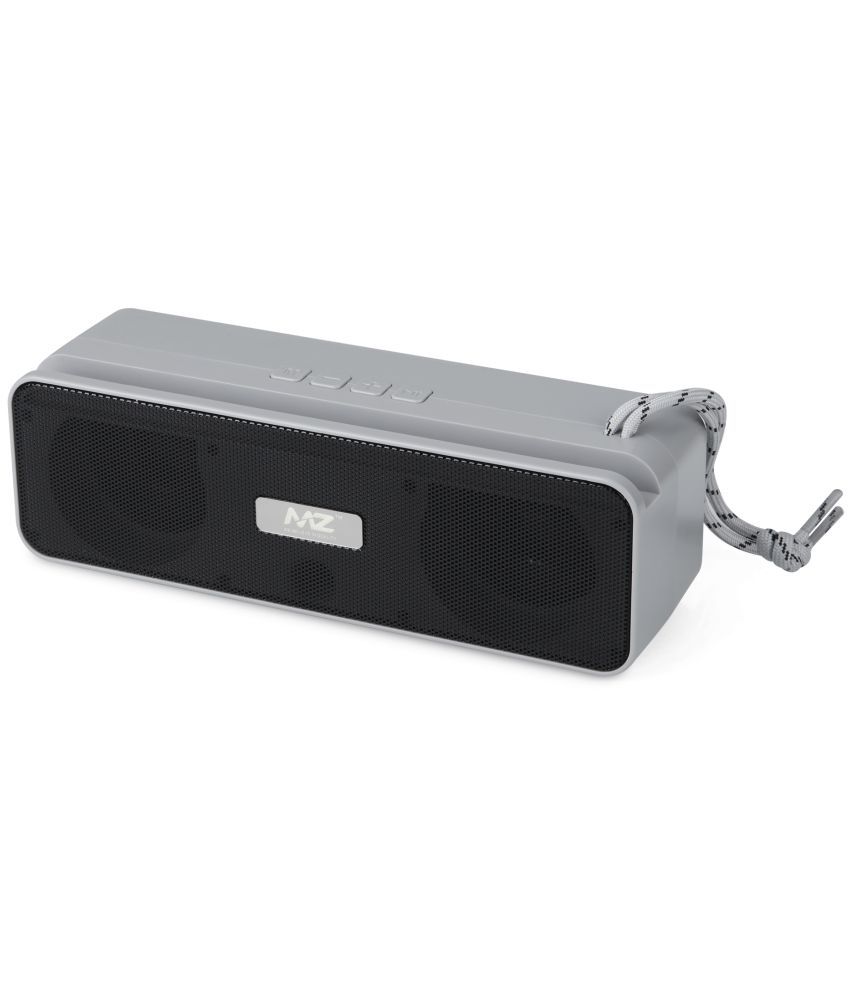     			MZ M204 10 W Bluetooth Speaker Bluetooth V 5.0 with SD card Slot Playback Time 6 hrs Grey