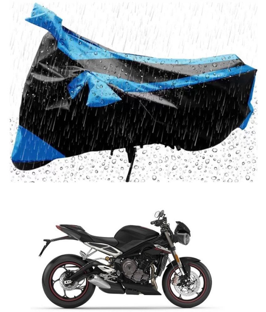     			RONISH Bike Body Cover for Triumph Street Triple ( Pack of 1 ) , Blue