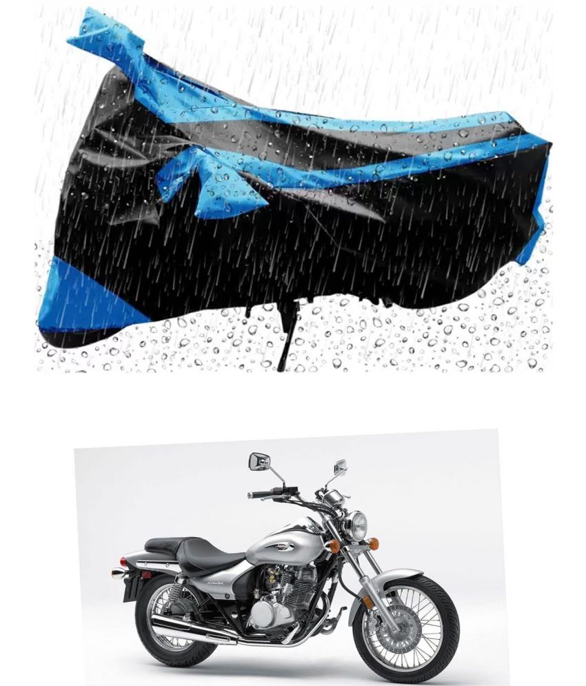     			RONISH Bike Body Cover for Kawasaki Eliminator ( Pack of 1 ) , Blue