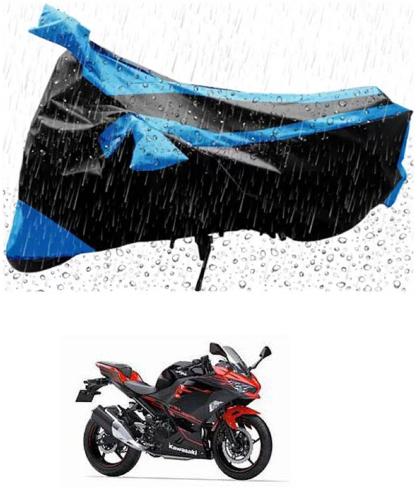     			RONISH Bike Body Cover for Kawasaki Ninja 250 ( Pack of 1 ) , Blue