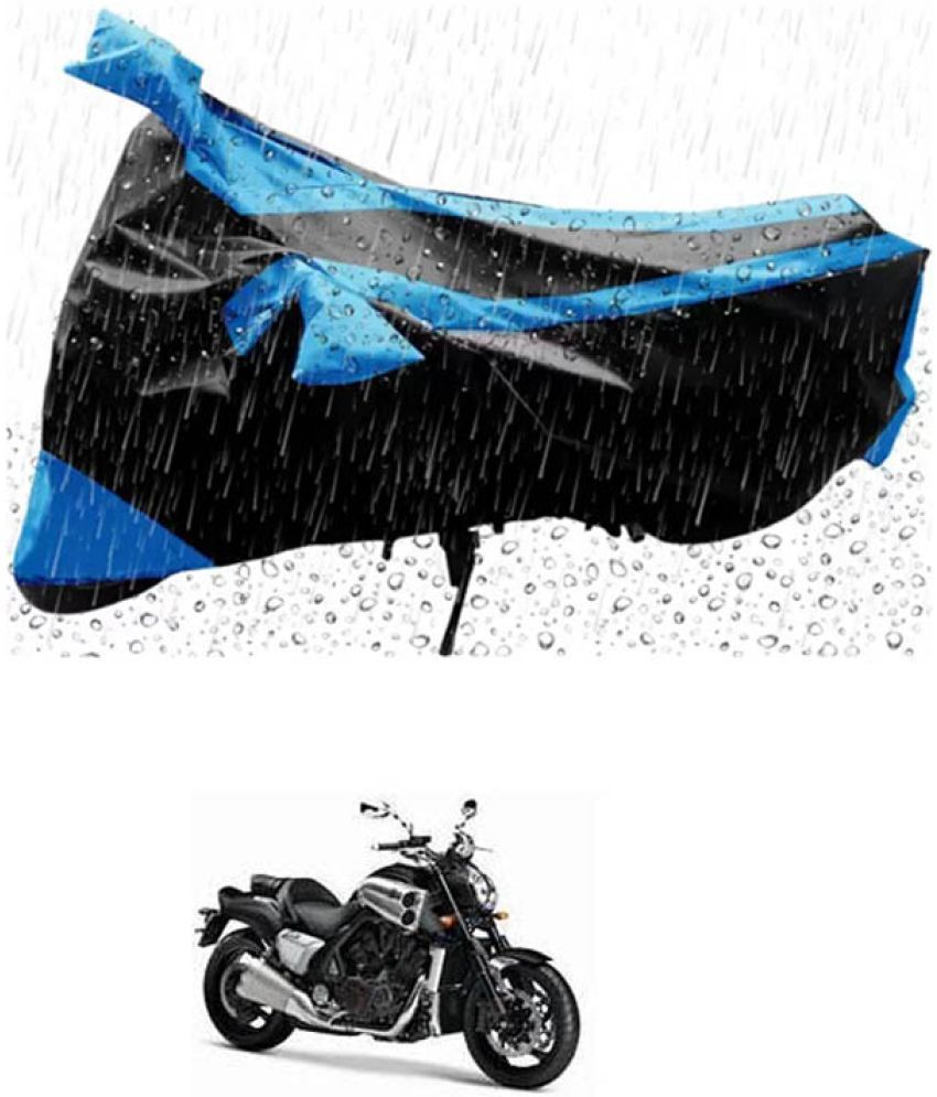     			RONISH Bike Body Cover for Yamaha Max ( Pack of 1 ) , Blue