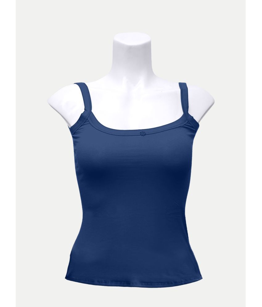     			Radprix Cotton Camisoles - Blue Single