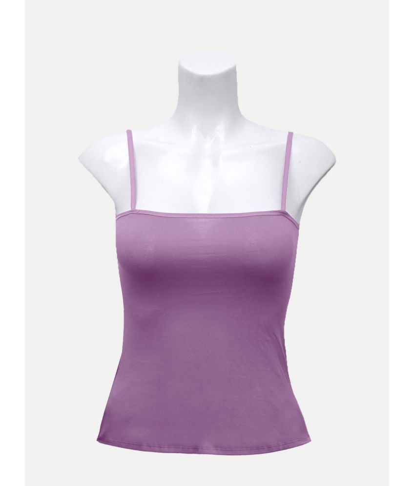     			Radprix Cotton Camisoles - Purple Single