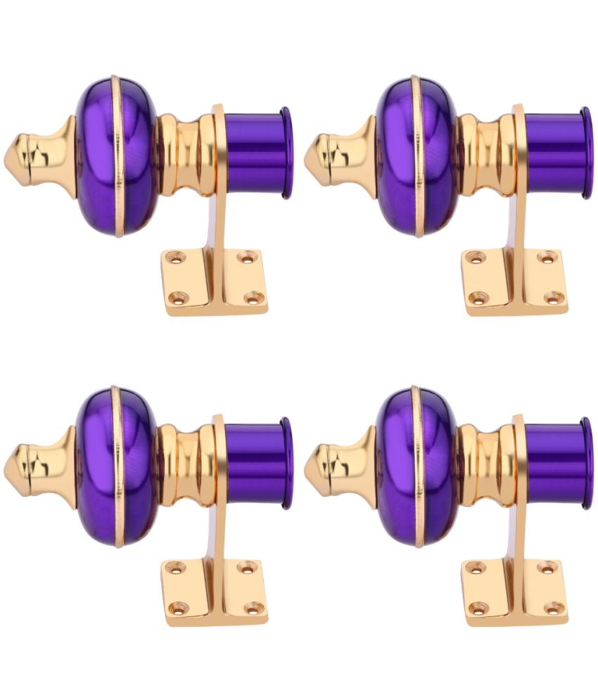     			Sun Shield Purple Wrought Iron Single Rod Bracket ( Pack of 4 )