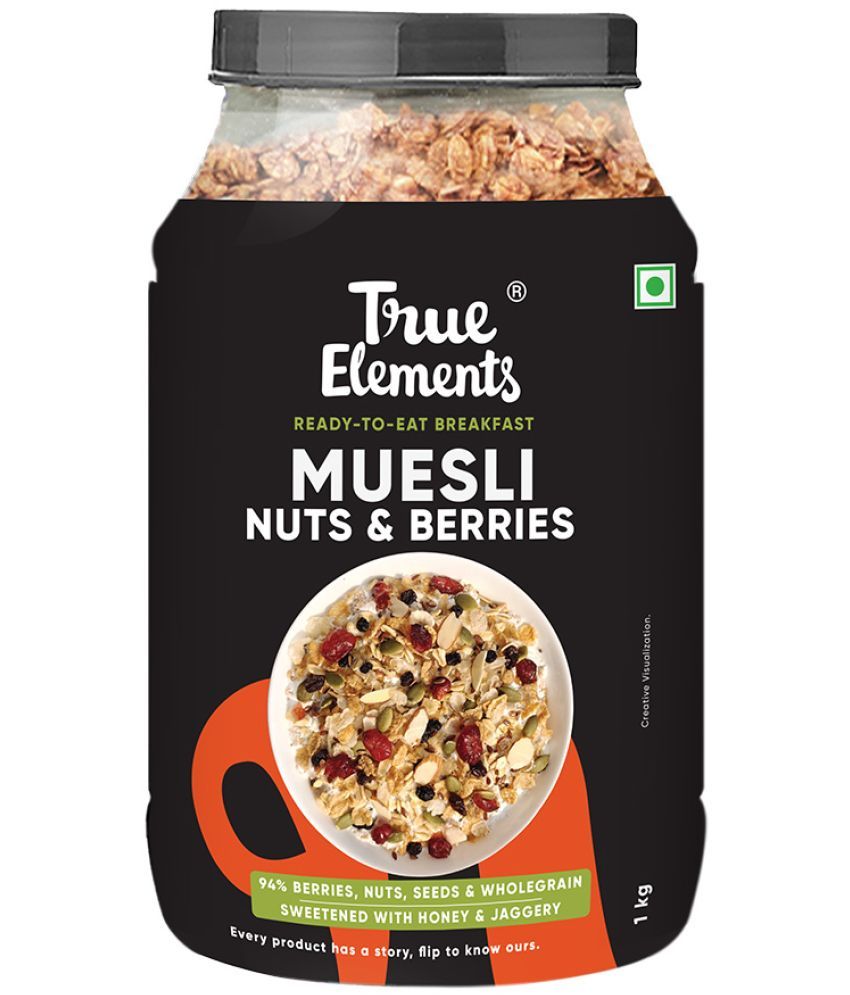     			True Elements Crunchy Nuts & Berries Muesli 1 kg