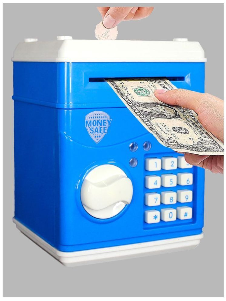     			Blue Light And Sound ATM Bank / Money Safe Bank / ATM Machine /Money Safe Bank/ Coin Box for Kids