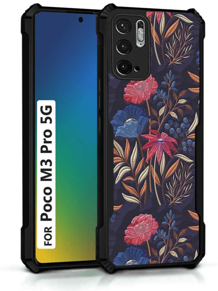     			COBERTA Multicolor Printed Back Cover Polycarbonate Compatible For Poco M3 pro 5G ( Pack of 1 )