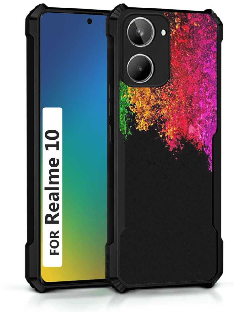     			COBERTA Multicolor Printed Back Cover Polycarbonate Compatible For Realme 10 ( Pack of 1 )