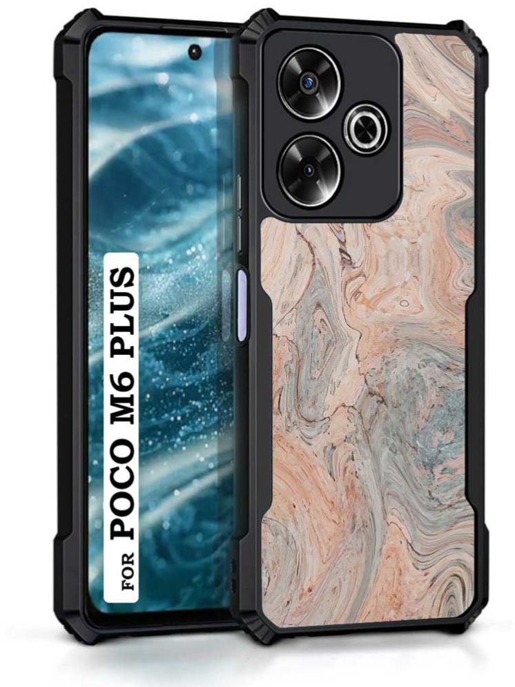     			COBERTA Multicolor Printed Back Cover Polycarbonate Compatible For Poco M6 Plus 5G ( Pack of 1 )