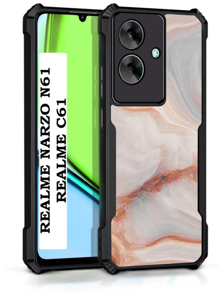     			COBERTA Multicolor Printed Back Cover Polycarbonate Compatible For Realme Narzo N61 ( Pack of 1 )