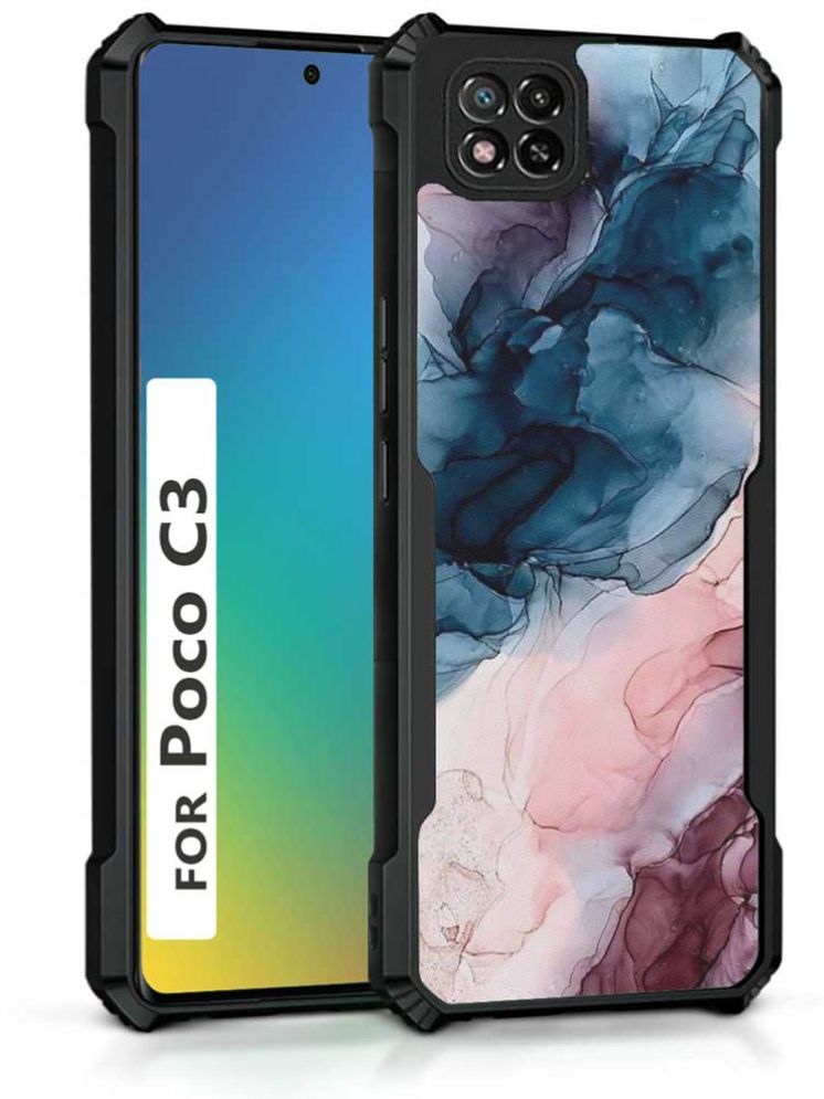     			COBERTA Multicolor Printed Back Cover Polycarbonate Compatible For POCO C3 ( Pack of 1 )