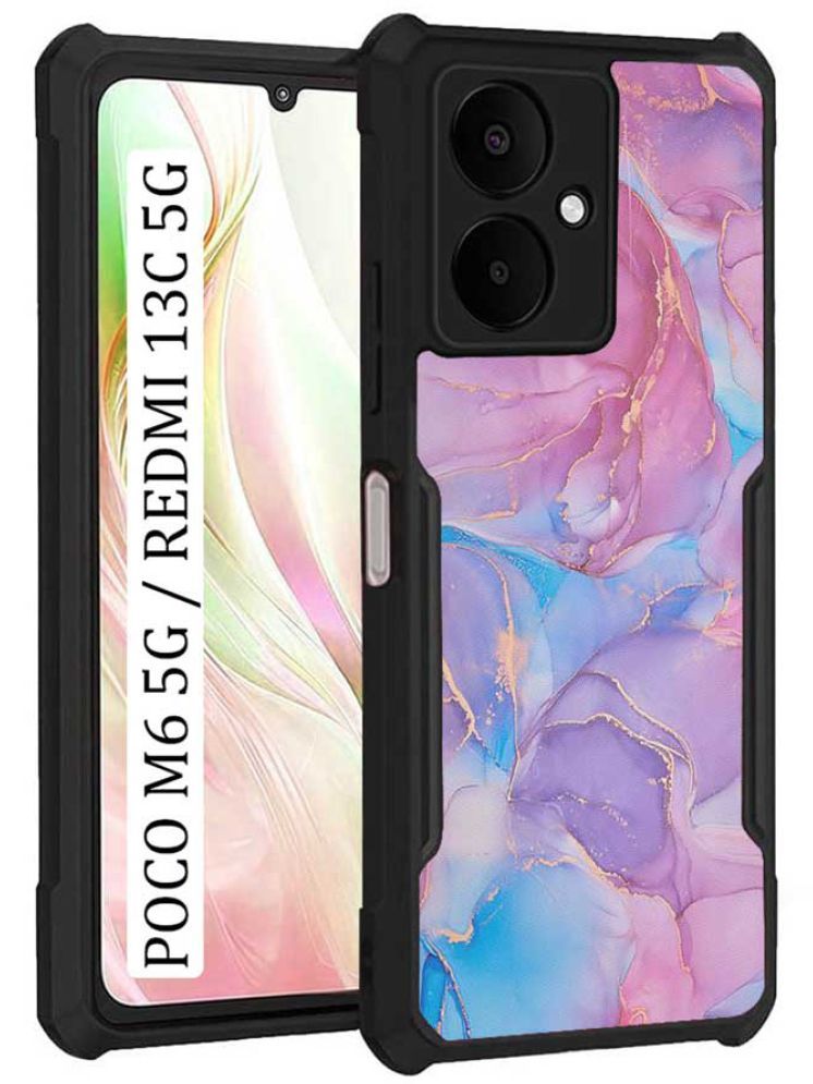     			COBERTA Multicolor Printed Back Cover Polycarbonate Compatible For Poco M6 5G ( Pack of 1 )