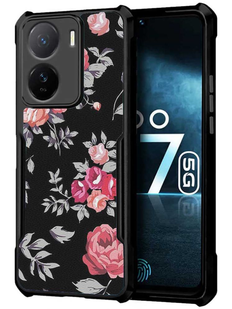     			COBERTA Multicolor Printed Back Cover Polycarbonate Compatible For iQoo Z7s 5G ( Pack of 1 )