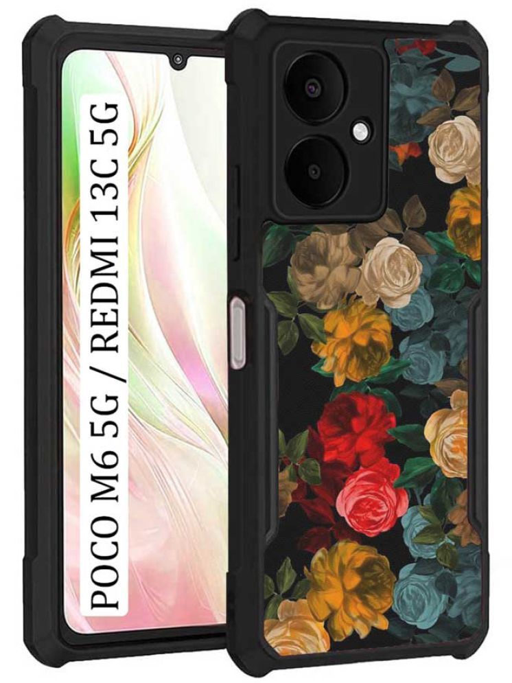     			COBERTA Multicolor Printed Back Cover Polycarbonate Compatible For Poco M6 5G ( Pack of 1 )