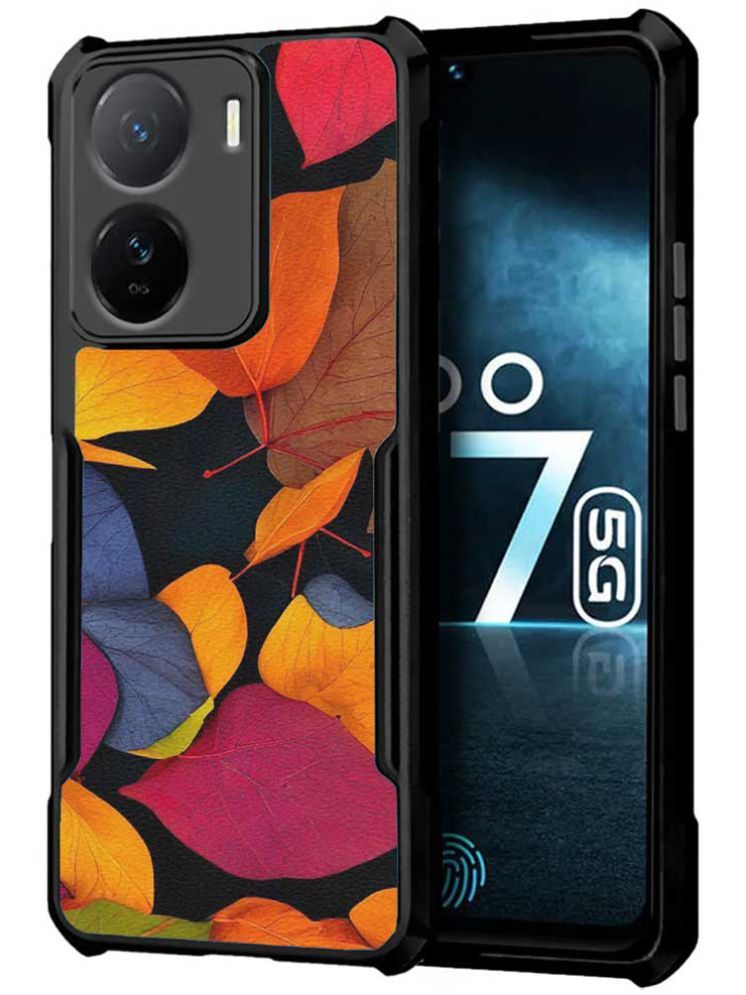     			COBERTA Multicolor Printed Back Cover Polycarbonate Compatible For iQoo Z7s 5G ( Pack of 1 )