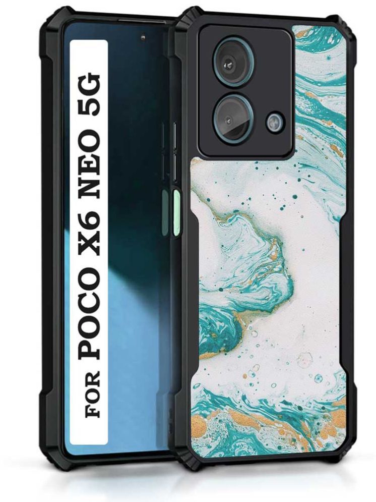     			COBERTA Multicolor Printed Back Cover Polycarbonate Compatible For Poco X6 Neo 5G ( Pack of 1 )