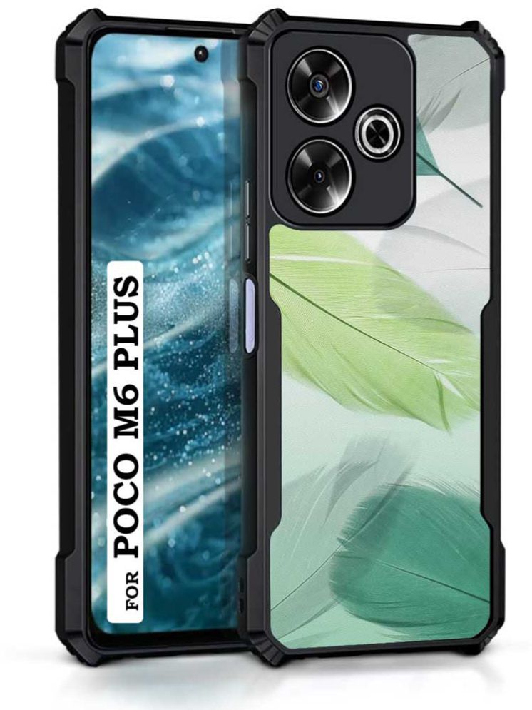     			COBERTA Multicolor Printed Back Cover Polycarbonate Compatible For Poco M6 Plus 5G ( Pack of 1 )