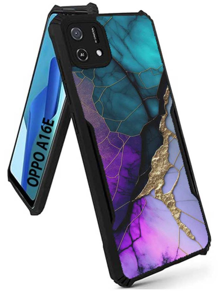     			COBERTA Multicolor Printed Back Cover Polycarbonate Compatible For OPPO A16K ( Pack of 1 )