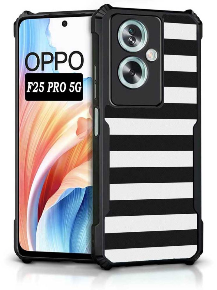     			COBERTA Multicolor Printed Back Cover Polycarbonate Compatible For Oppo F25 Pro 5G ( Pack of 1 )