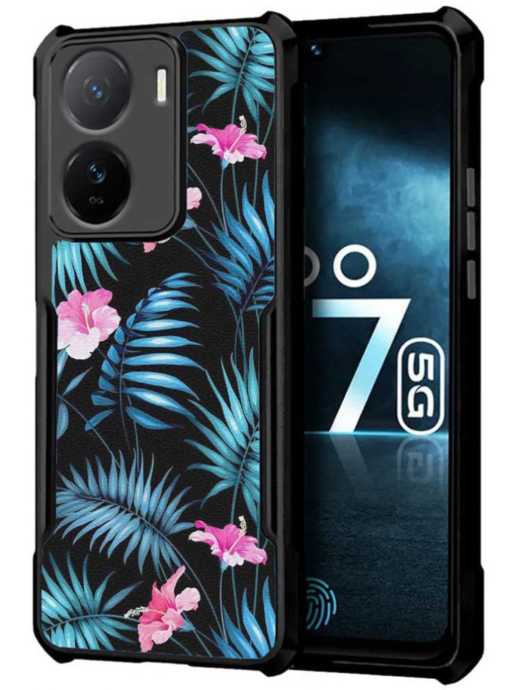     			COBERTA Multicolor Printed Back Cover Polycarbonate Compatible For iQoo Z7s 5G ( Pack of 1 )