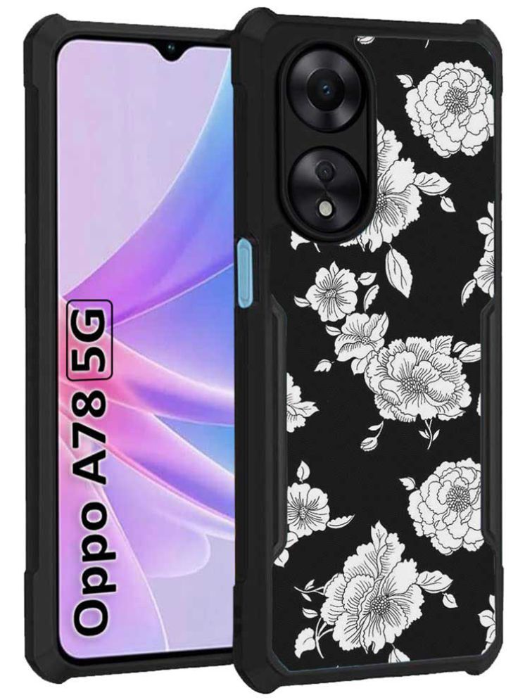     			COBERTA Multicolor Printed Back Cover Polycarbonate Compatible For OPPO A78 5G ( Pack of 1 )