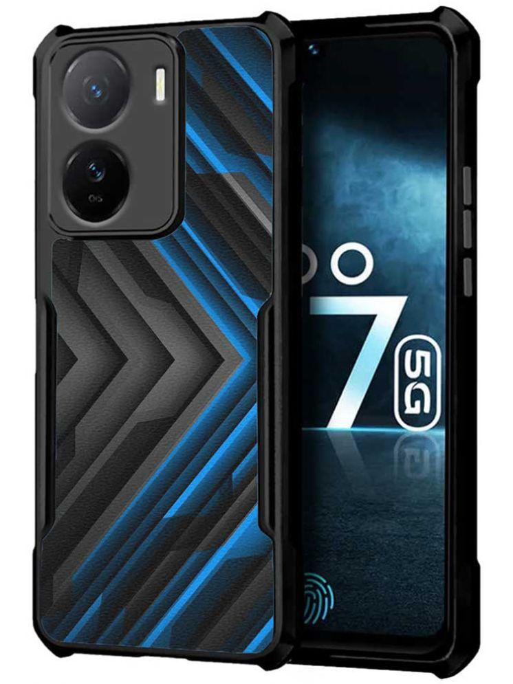     			COBERTA Multicolor Printed Back Cover Polycarbonate Compatible For iQoo Z7s 5G ( Pack of 1 )