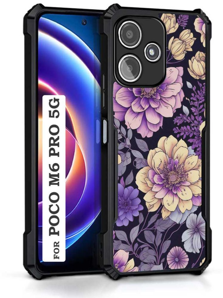     			COBERTA Multicolor Printed Back Cover Polycarbonate Compatible For Poco M6 Pro ( Pack of 1 )