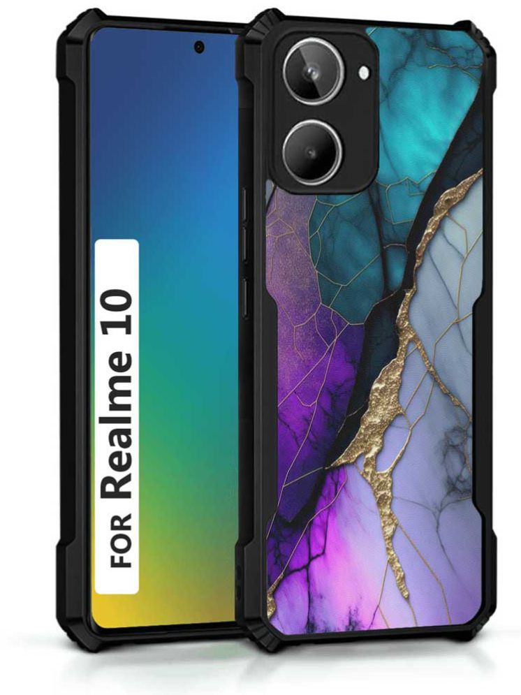     			COBERTA Multicolor Printed Back Cover Polycarbonate Compatible For Realme 10 ( Pack of 1 )