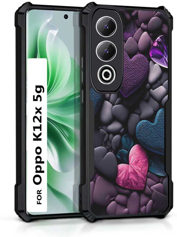     			COBERTA Multicolor Printed Back Cover Polycarbonate Compatible For Oppo K12X 5G ( Pack of 1 )