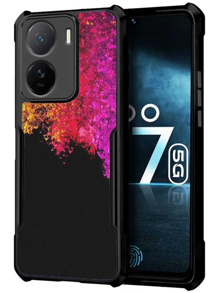     			COBERTA Multicolor Printed Back Cover Polycarbonate Compatible For iQoo Z7s 5G ( Pack of 1 )