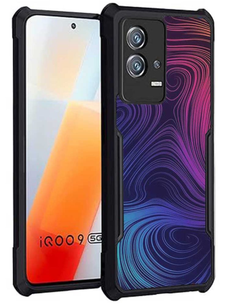     			COBERTA Multicolor Printed Back Cover Polycarbonate Compatible For Iqoo 9 5G ( Pack of 1 )