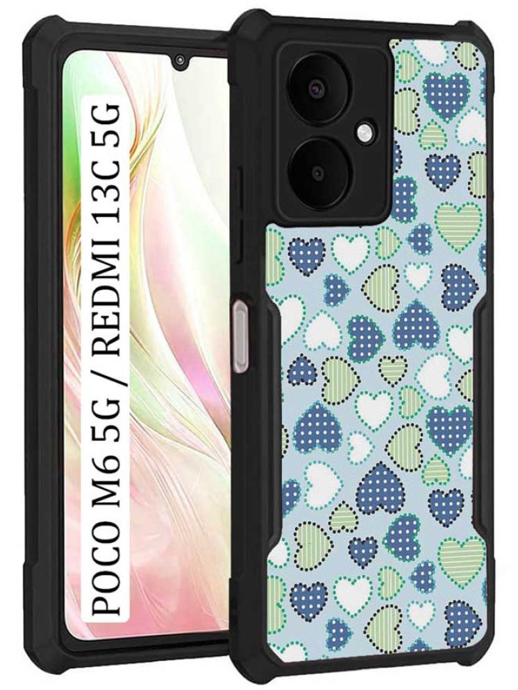     			COBERTA Multicolor Printed Back Cover Polycarbonate Compatible For Poco M6 5G ( Pack of 1 )