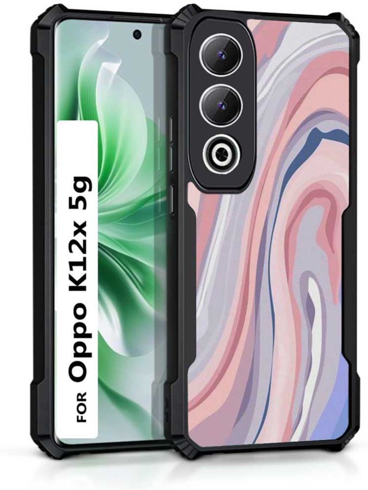     			COBERTA Multicolor Printed Back Cover Polycarbonate Compatible For Oppo K12X 5G ( Pack of 1 )