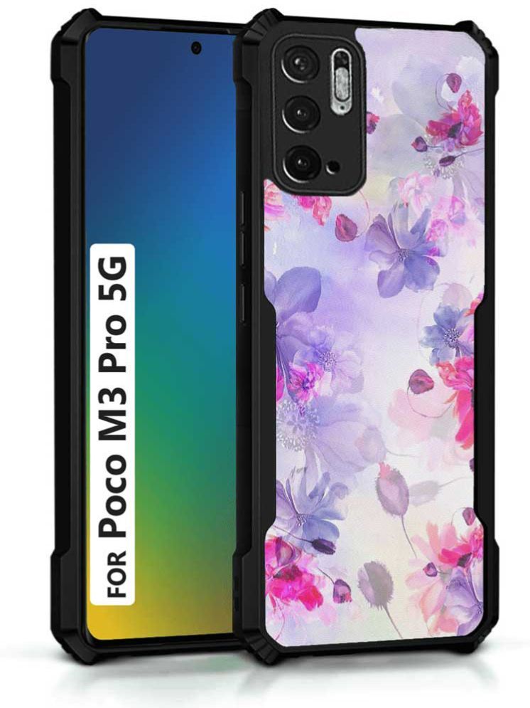     			COBERTA Multicolor Printed Back Cover Polycarbonate Compatible For Poco M3 pro 5G ( Pack of 1 )