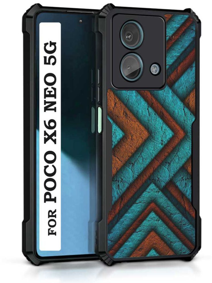     			COBERTA Multicolor Printed Back Cover Polycarbonate Compatible For Poco X6 Neo 5G ( Pack of 1 )