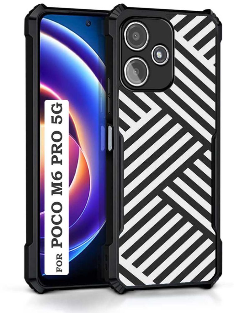     			COBERTA Multicolor Printed Back Cover Polycarbonate Compatible For Poco M6 Pro ( Pack of 1 )