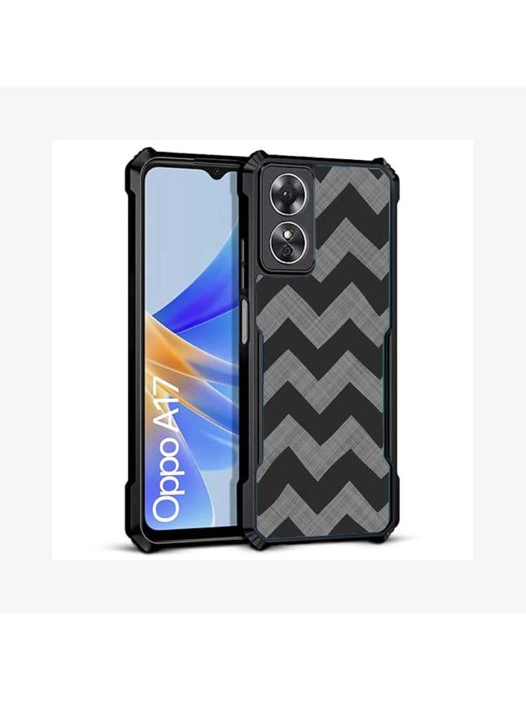     			COBERTA Multicolor Printed Back Cover Polycarbonate Compatible For Oppo A17 ( Pack of 1 )