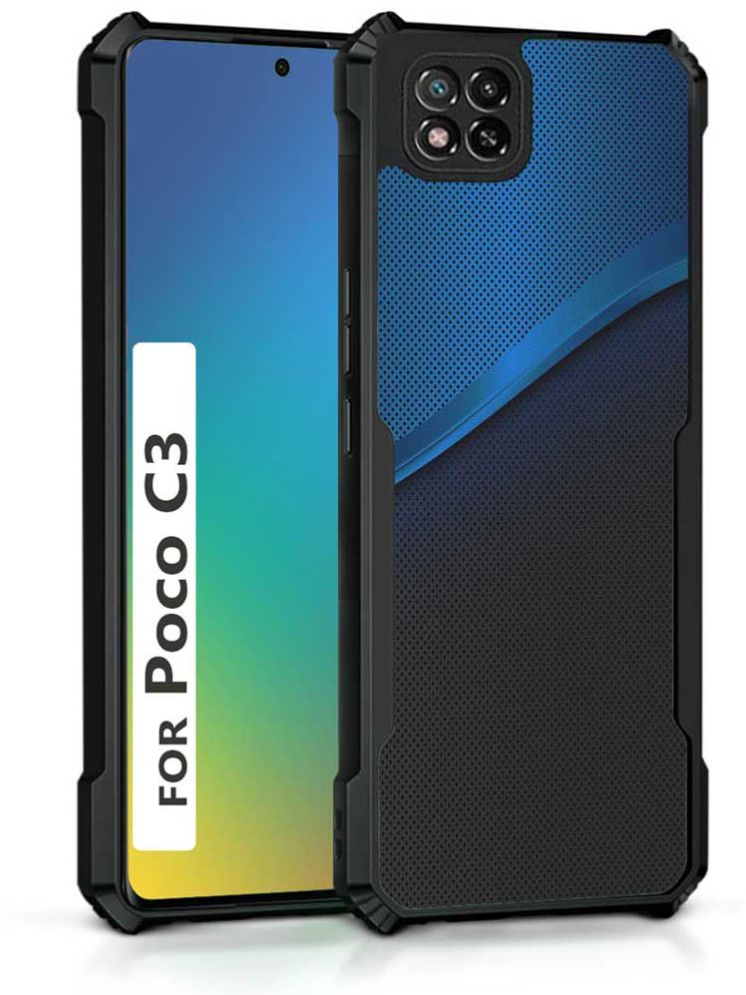     			COBERTA Multicolor Printed Back Cover Polycarbonate Compatible For POCO C3 ( Pack of 1 )