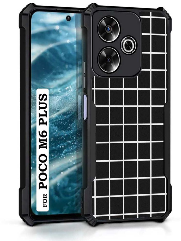     			COBERTA Multicolor Printed Back Cover Polycarbonate Compatible For Poco M6 Plus 5G ( Pack of 1 )