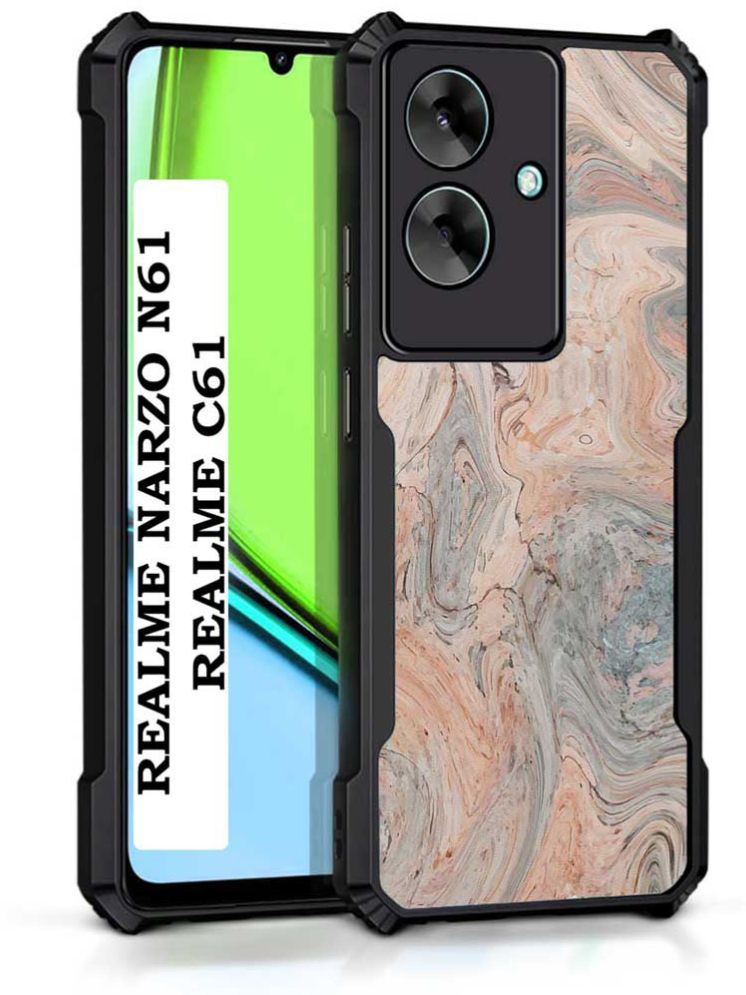     			COBERTA Multicolor Printed Back Cover Polycarbonate Compatible For Realme Narzo N61 ( Pack of 1 )