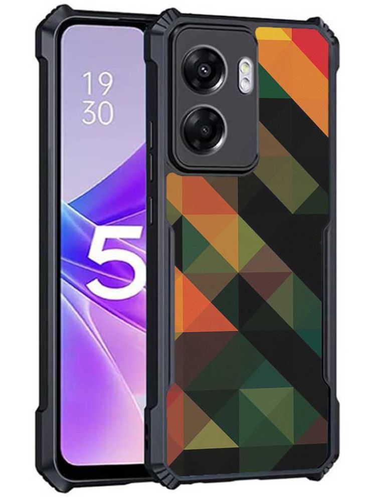     			COBERTA Multicolor Printed Back Cover Polycarbonate Compatible For Oppo A77S ( Pack of 1 )