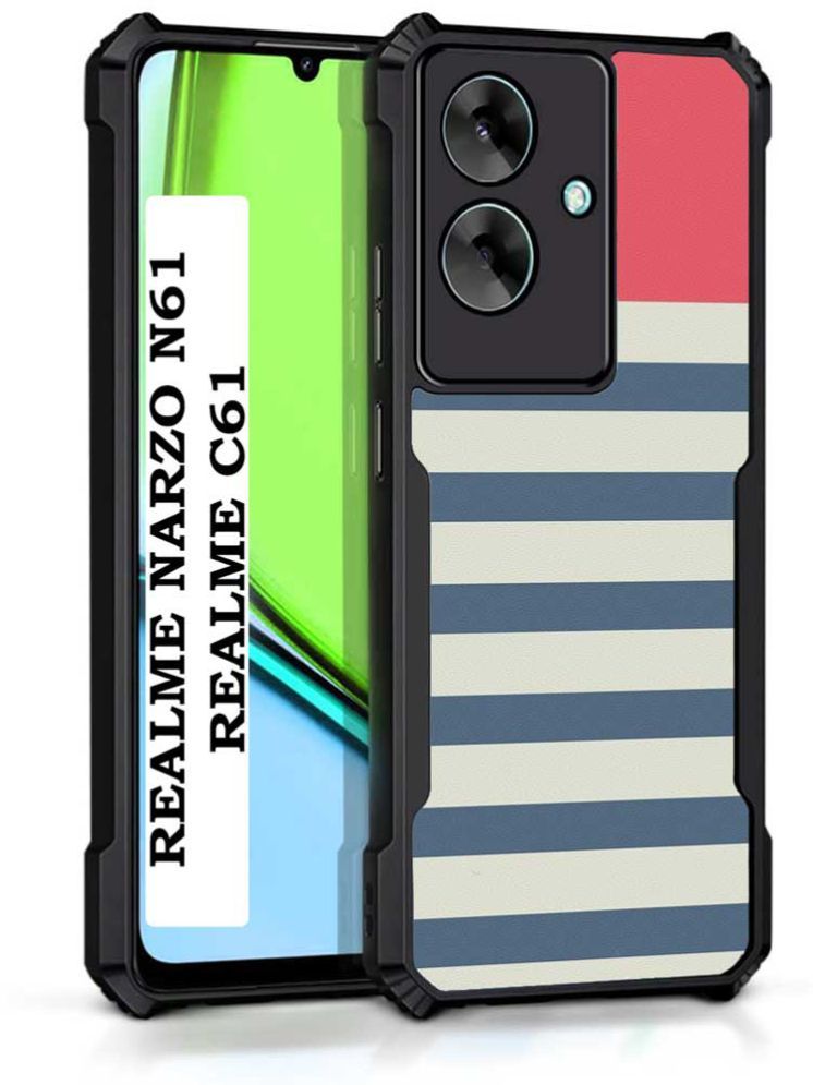     			COBERTA Multicolor Printed Back Cover Polycarbonate Compatible For Realme Narzo N61 ( Pack of 1 )