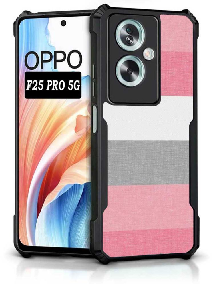     			COBERTA Multicolor Printed Back Cover Polycarbonate Compatible For Oppo F25 Pro 5G ( Pack of 1 )