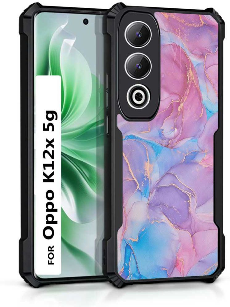     			COBERTA Multicolor Printed Back Cover Polycarbonate Compatible For Oppo K12X 5G ( Pack of 1 )